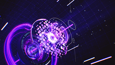 Cyberpunk Laser interface system 3d 3dart cinema 4d cyberpunk design mechanic mograph redshift trend2020 ui