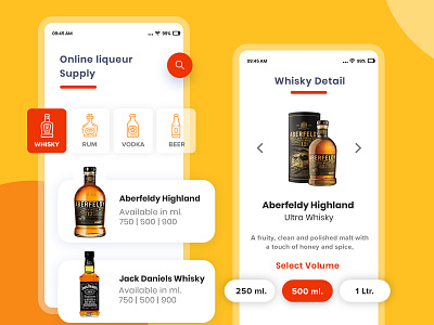 eCommerce app design for Liquor ecommerce ecommerce app ecommerce business ecommerce design ecommerce shop liquor mobile app mobile app design mobile app development mobile application mobile apps mobile design mobile ui shopping shopping app shopping bag shopping basket shopping cart