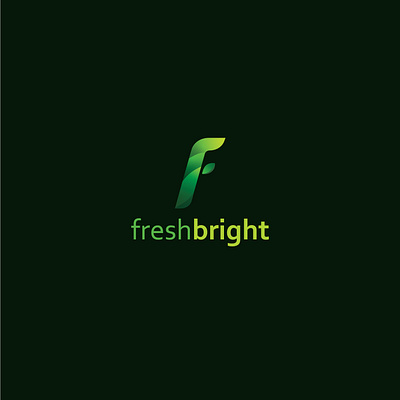 Fresh bright logo Concept branding flat illustration logo minimal vector