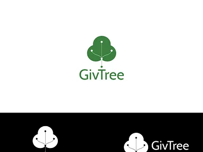 Giv Tree Logo Design branding design logo design visual design