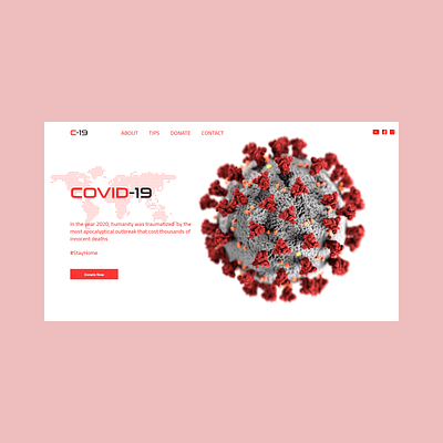 Covid-19 Donation Page UI design inspiration ui ui design uidesign uiinspiration uiux uiuxdesign uiuxsupply ux web webdesign