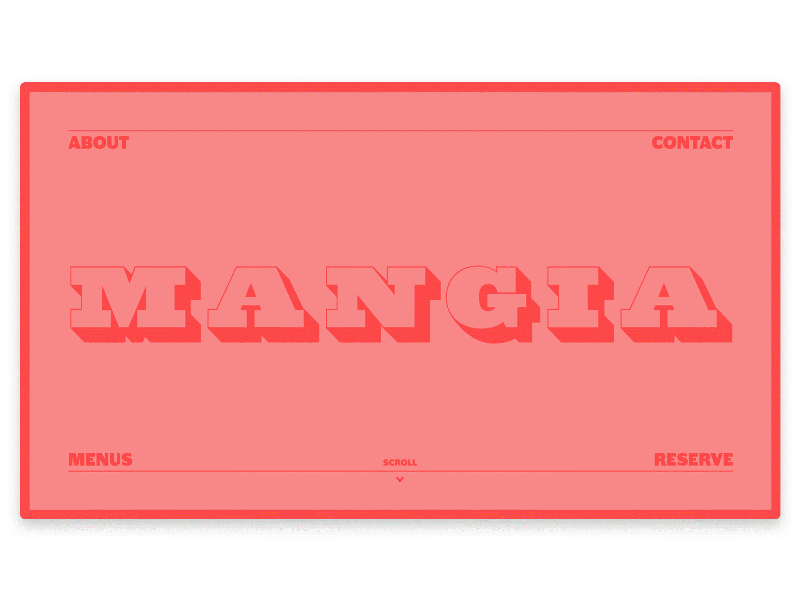 Mangia Restaurant Concept branding food and drink mockup design restaurants ui user interface design ux website design