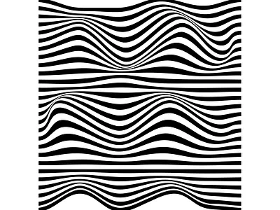Line Art black white illustration lineart lines waves