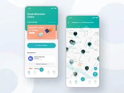 Goodhood App, Fighting Planned Obsolescence Together app app design branding crafts craftspeople design graphic design interface invision studio local trade mobile mobile screens overconsumption positive feedback loops repair sketch ui user experience ux vector