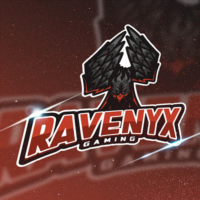 RAVENYX GAMING adobe illustrator adobe photoshop esport logo graphic design graphicdesign illustrator logo logo design mascot design mascot logo naruto