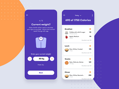 Fitness app UI UX android app design body calorie clean cool creative design dribbble fintech fitness flat food health app iphone latest new app trending ui ux yoga