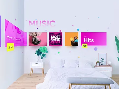 AR/VR Interaction Concept adobexd ae aftereffects animation app ui ar augmentedreality concept design dribbble interaction interface ui virtualreality vr website xd