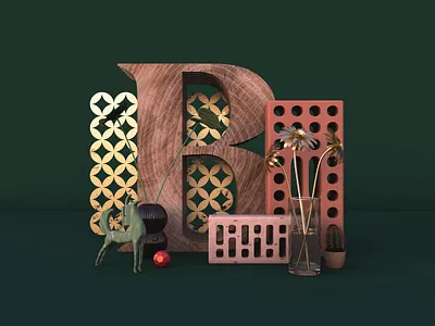 B Exploration 3d 3d scene bodegon cinema 4d cinema4d interior scene still life