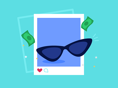 Selling on instagram: Fashion fashion glasses illustration instagram