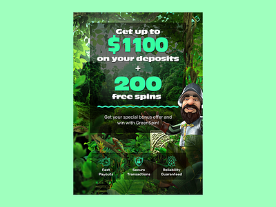 Greenspin Casino Banners casino casino design casino photo manipulation casinos design photoshop composition