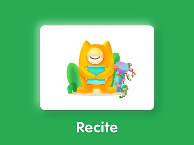 Illustration book design flower ui