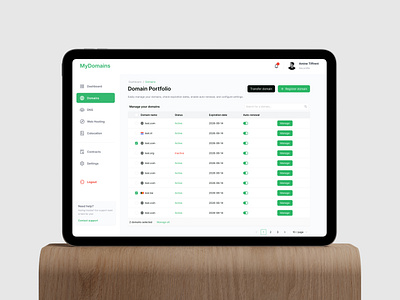 Web Hosting Dashboard Concept dashboard dashboard design dashboard ui dashboards figma figma freelance ui ui design uiux web app web app design web application web hositng web hosting design website design