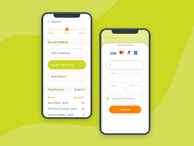 Credit Card Check Out - DailyUI 002 adobe xd design mobile ui ui ux ux