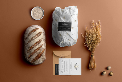 Bakery Branding Mockup Kit baguette bakehouse bakery brand branding bread bread shop bread store business card identity loaf logo mockup mockupcloud packaging pastry presentation psd stationery template