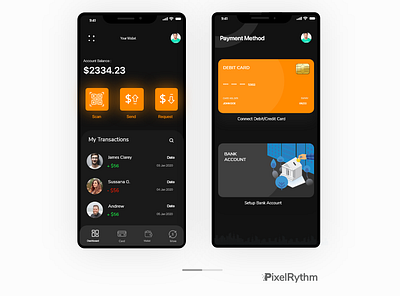 Money Payment Application app app design branding ui ui design user experience user interface ux uxdesign visual design