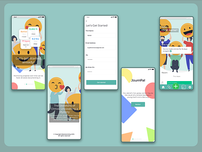 Health - JournPal -Redesign animation app design moving typography ui ux web website