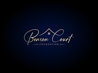 Benson Court – Luxury Real Estate Signature Logo Design benson court best logo brand brand design branding creative logo design graphic design logo logo design logo mark logo type luxury logo luxury real luxury real estate mahedigfx real estate signature logo design topsignature logo design