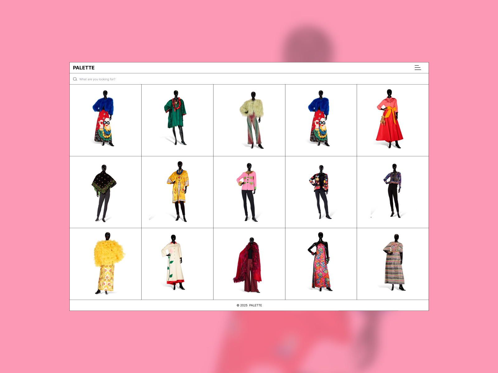 Palette — Luxury Fashion E-Commerce UI/UX cloth design desktop ecommerce fashion geometry graphic design jewelry luxury mobile popular premium product product design saas tech trendy ui ux webapp