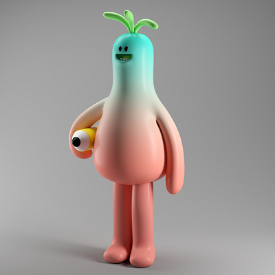 MONSTER 3d c4d character monster octane render