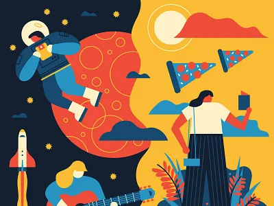 Day and Night 2 books day night pizza