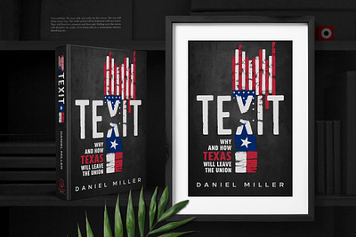 TEXIT book cover design america book book art book cover book design branding design illustration minimal texas texit texture typography