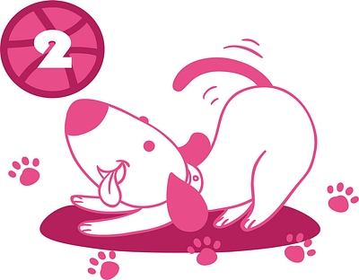 Dribbble Invitation cute animal doggy dribbble dribbble best shot dribbble invitation dribbble invite invitation