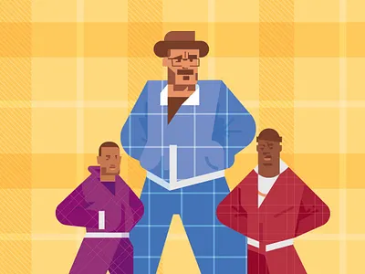 Coach and his guys art charachter design characters colin farrell fanart flat guy ritchie illustration movie the gentlemen vector