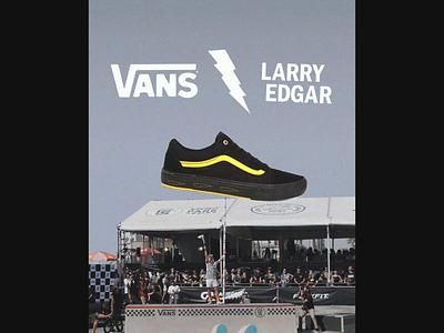 Vans - Old Skool Pro BMX - Instagram Ad / Larry Edgar animation bikes bmx branding gif instagram shoes typography vans