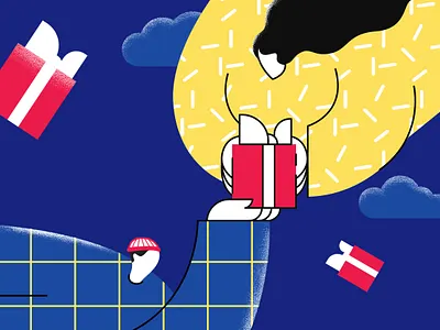 ++ branding design face flat funny girl icon illustration vector web