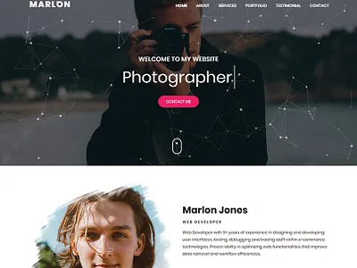 Marlon - Personal Portfolio HTML Landing Page Template bootstrap clean creative css3 html template html5 minimal onepage portfolio responsive