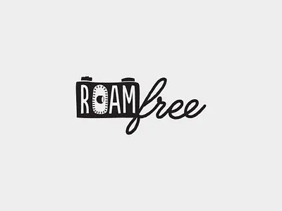 Roam free photo competition branding handlettering illustration logo photography logo skateboarding street surf typographic logo typography