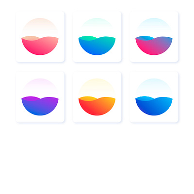 gradient design flat gradient illustration vector