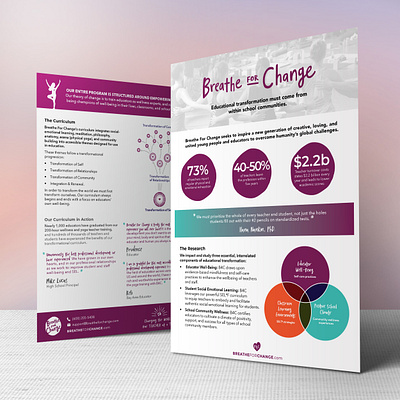 One Sheet, Sales Sheet and Flyer Design adobe illustrator adobe indesign branding design flyer graphic design graphicdesign illustration indesign yoga