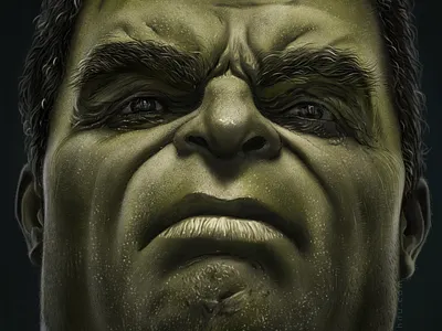 Halk art artbyvishnu character character design cute design digital digital painting face hulk illustration ipad pro marvel movie painting paintings photoshop procreate