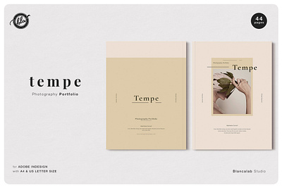 TEMPE Photography Portfolio branding brochure business catalogue clean download elegant free magazine modern photography photoshop portfolio portfolio site template