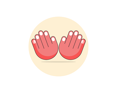 Simple Flat Vector | Hands design flat illustration illustrator minimal vector