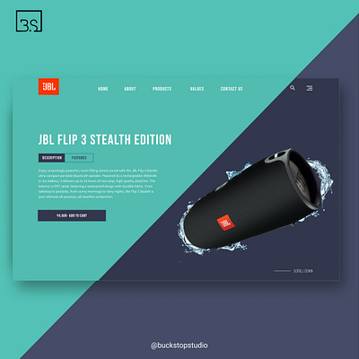 Jbl Homepage Design app branding design illustration ui ux web