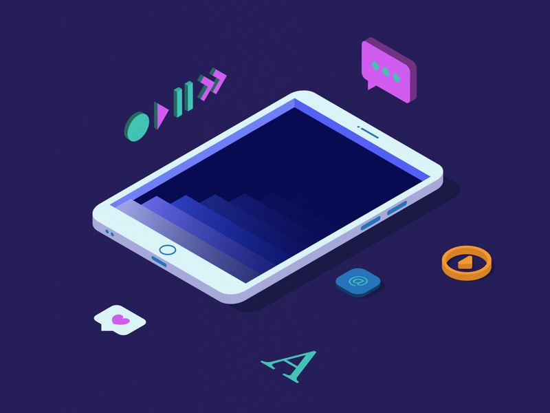 Example of Isometric tablet