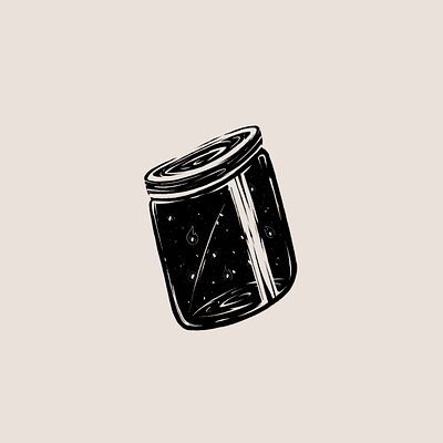 Fire Flies in a Jar by Austin Moncada camping camping drawing cozy cozy cabin cute illustrations design sprint forest great outdoors hand crafted hand drawn hand drawn illustration lodge mason jar outdoor illustration outdoors wilderness wilderness illustration wildlife wood logo