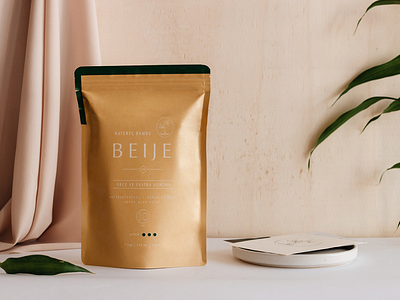 Beije design logo minimal packaging typography