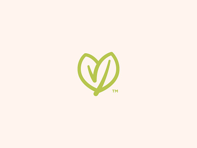 Birch Baby Brand Mark baby brand mark diapers heart icon leaf logo organic