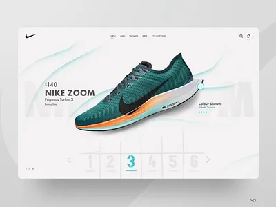 NIKE design flat graphic icon nike nike shoes typography ui web webdesign website