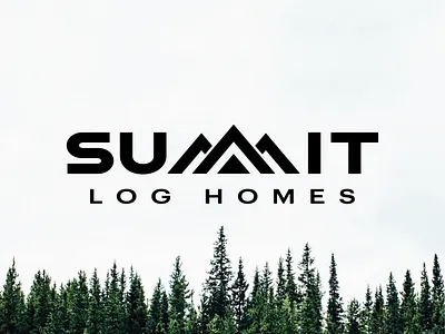 Summit Log Homes - Final Logo brand brand design brand identity branding branding agency branding design design graphic design logo design logos
