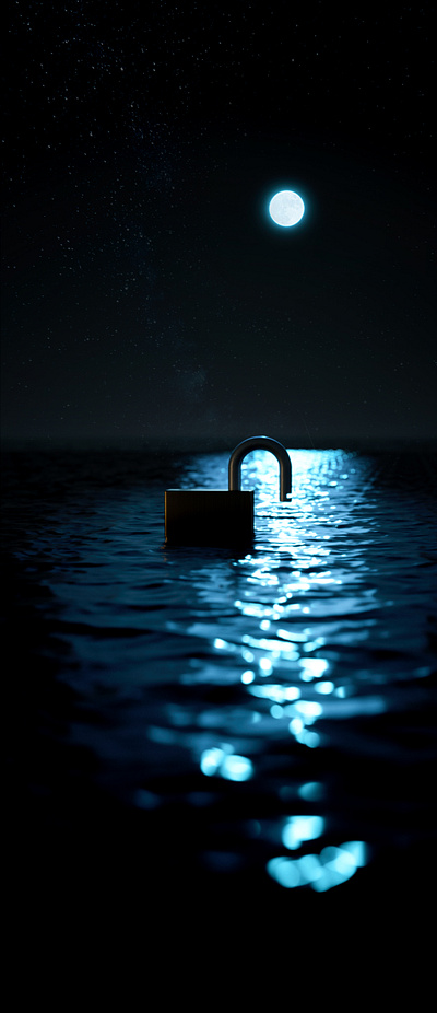 Someone fears the Lockness monster 3d coronavirus fstorm lock lockdown monster padlock render sea