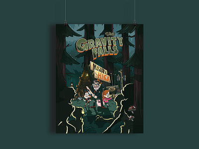 Gravity Falls Poster gravity falls illustration poster vector