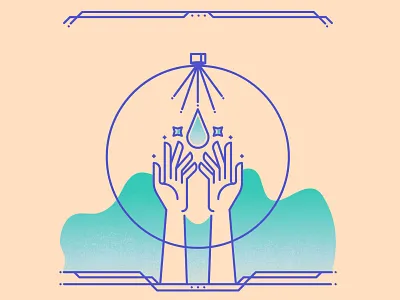 Quarantine Triptych lineart ny vector virus viruses