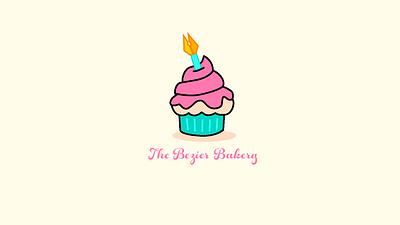 THE BEZIER BAKERY design illustration logo