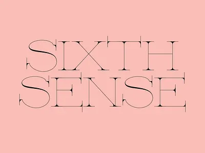SixthSense™ brand brand design branding elegant font elegant logo jewelery lettermark logo logo design logomark logotype luxury brand luxury logo shop logo type type design typeface typography wordmark wordmark logo