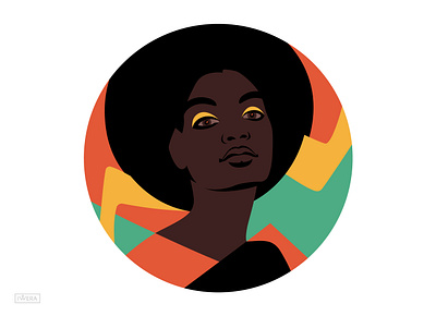 🇬🇭 Beautiful Ghana. africa african african american afro character flat illustration illustrator minimal portrait sketch vector