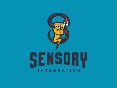 Concept Exploration for Sensory Integration branding brand identity branding branding and identity branding concept branding designer lightning bolt logo logo design logotype snake logo typography vector